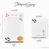 Personalized Halloween Notepad