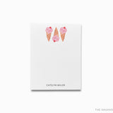 Personalized Ice Cream Cone Notepad