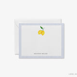Personalized Lemon Flat Notes
