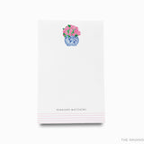Personalized Peonies in Ginger Jar Notepad