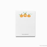 Personalized Pumpkin Notepad