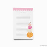 Personalized Pumpkin Notepad