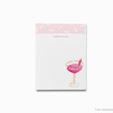 Personalized Raspberry Cream Cocktail Notepad