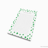 Personalized Shamrock Notepad