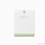 Personalized Sour Apple Martini Cocktail Notepad