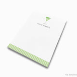 Personalized Sour Apple Martini Cocktail Notepad