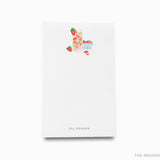 Personalized Strawberry Basil Cocktail Notepad