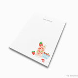 Personalized Strawberry Basil Cocktail Notepad