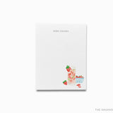 Personalized Strawberry Basil Cocktail Notepad