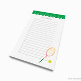 Personalized Tennis Notepad
