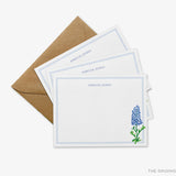 Personalized Texas Bluebonnet Flat Notes