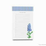 Personalized Texas Bluebonnet Notepad