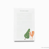 Personalized Tree Squirrel Notepad
