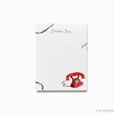 Personalized Vintage Telephone Notepad