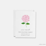 Pink Hydrangea Moving Announcement