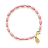 Charleston Rice Bead Bracelet (Mills House Pink)