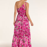 Joyce One-Shoulder Tie Dress