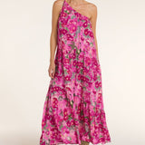 Joyce One-Shoulder Tie Dress