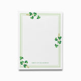 Personalized Shamrock Notepad