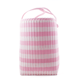 Heavy Load | Lined Paper Stripe in Baby Pink / White