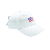 American Flag Bow Baseball Hat (Girls)