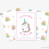 Unicorn Valentine's Day Cards
