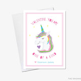 Unicorn Valentine's Day Cards