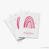 Valentine's Rainbow Greeting Card
