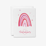 Valentine's Rainbow Greeting Card