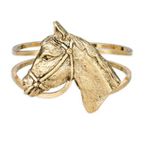 Hold Your Horses Bangle (Vintage Gold)