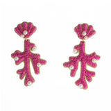 Capri Coral Earrings in Pink