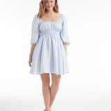Lala Cinched Long Sleeve Mini Dress - FINAL SALE