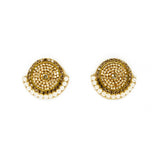 Wynwood Studs in Gold/Pearl