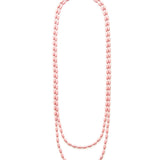 Charleston Rice Bead Necklace (Mills House Pink)