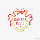 Kansas City Crest Vinyl Stickers