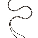 Charleston Rice Bead Necklace (Midnight)