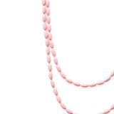 Charleston Rice Bead Necklace (Mills House Pink)