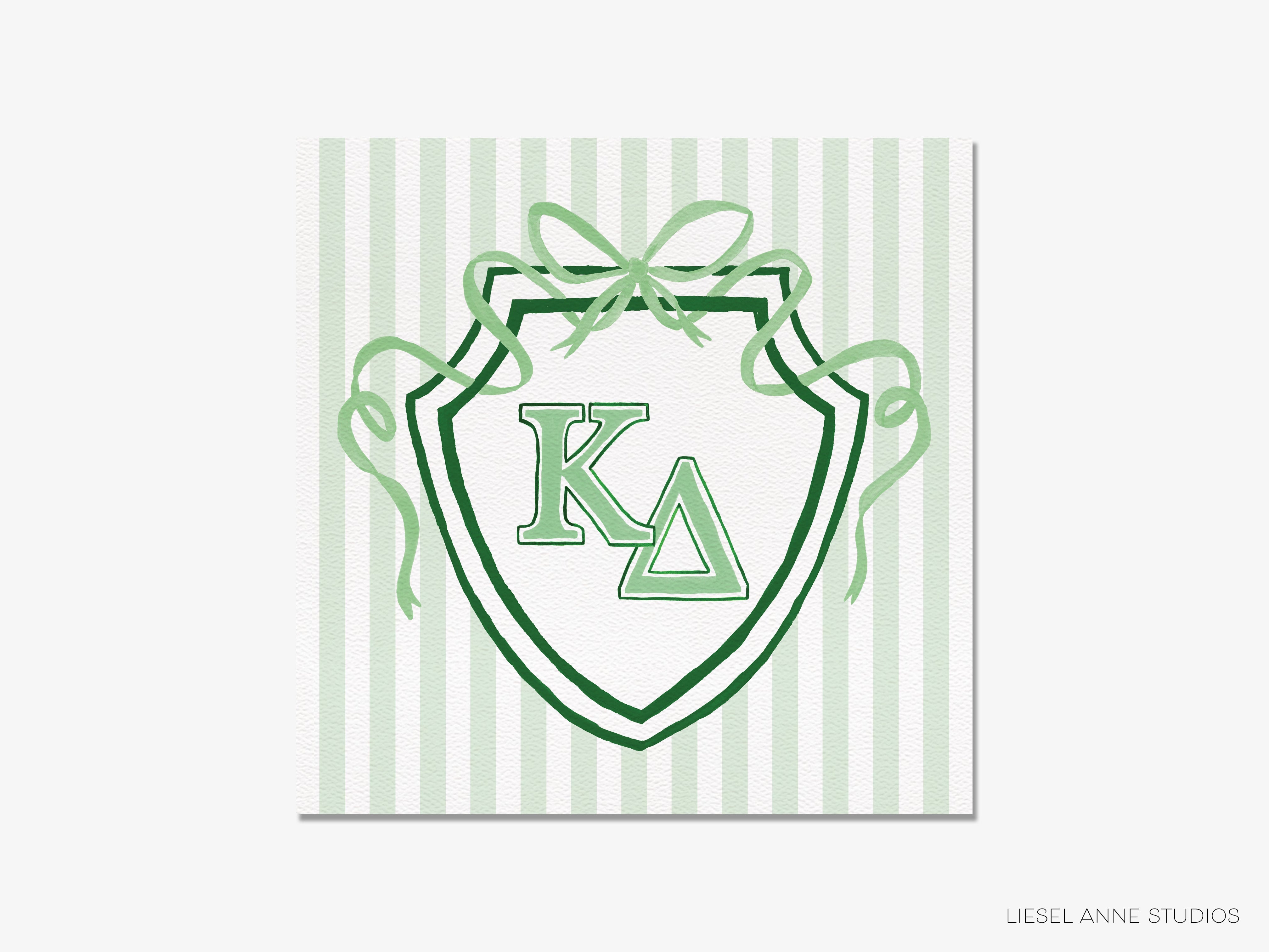 Kappa Delta Art Print – Officially Licensed Sorority Decor with Scalloped Frame