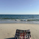 Roomy Leather Project Bag, HANDBOOK PLAID