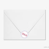 Pi Beta Phi Round Stickers Officially Licensed