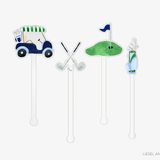 Golf Acrylic Drink Stir Sticks