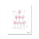 The "Flocktails" Fine Art Print