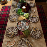 8" Melamine Salad/Dessert Plate, COCONUT PEONY, Set of 6