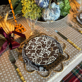 10" Melamine Dinner Plate, COCONUT PEONY, Set of 6