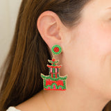 Festive Pagoda Earrings