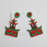 Festive Pagoda Earrings