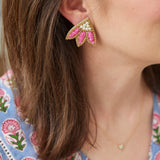 Calypso Studs in Pink