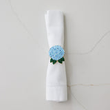 Blue Hydrangea Napkin Ring