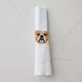 Bulldog Napkin Ring