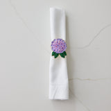 Lavender Hydrangea Napkin Ring